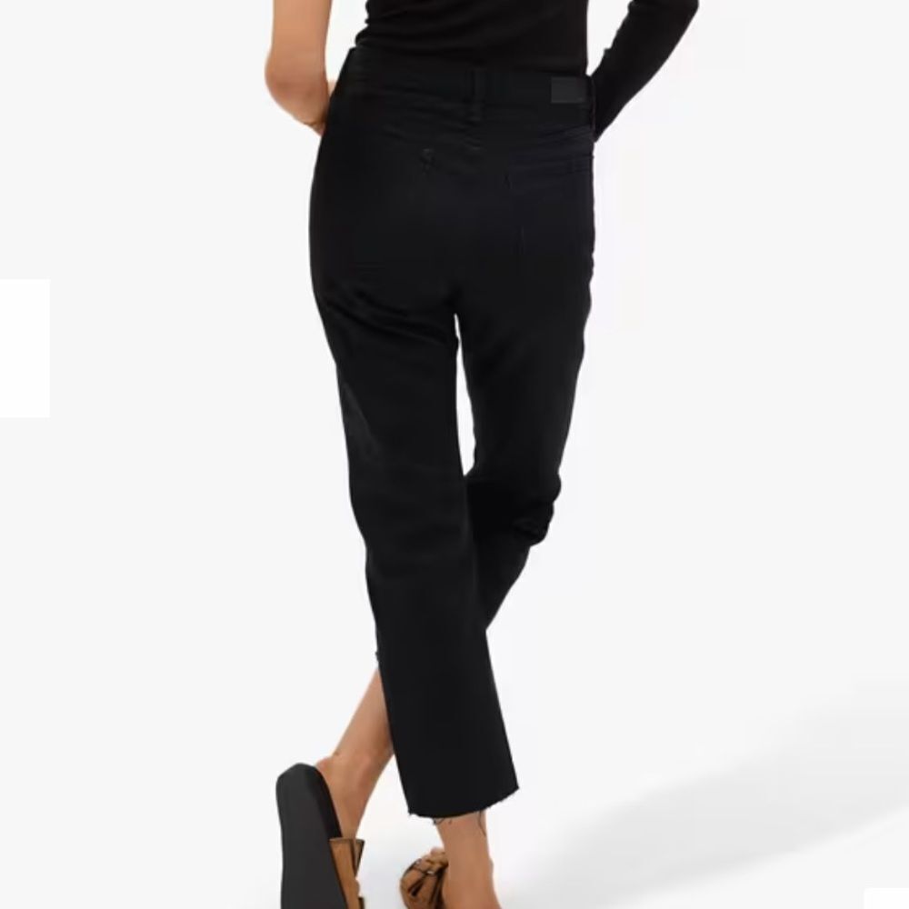 MANGO | Havana Straight Leg Black Jeans - Size 8 - Picture 3 of 15